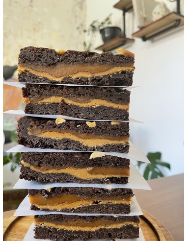 Brownie mantequilla de maní y ddl